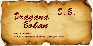 Dragana Bokan vizit kartica
